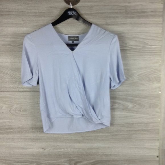 Michael Stars Skylight Surplice Neck Knit Top - Picture 4 of 8